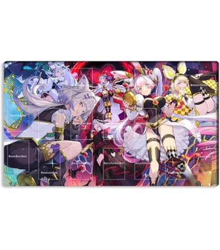 Amazon.com: New Mlikemat Playmat Ghost Ogre & Snow Rabbit TCG CCG